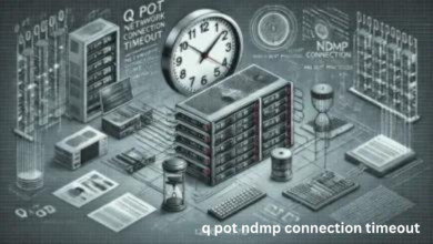 q pot ndmp connection timeout